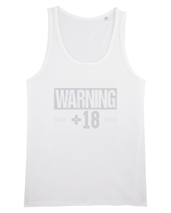 Warning +18 White