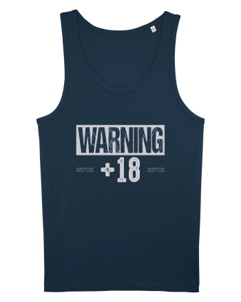 Warning +18 Navy