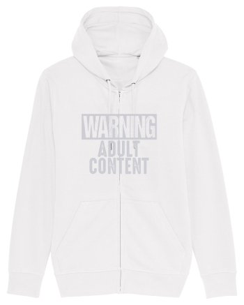 Warning Adult Content White
