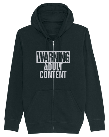 Warning Adult Content Black