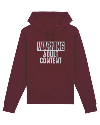 Warning Adult Content Burgundy
