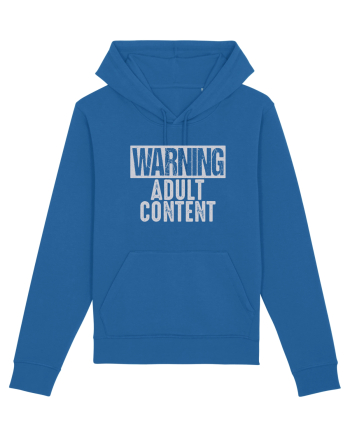 Warning Adult Content Royal Blue