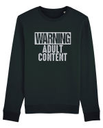 Warning Adult Content Bluză mânecă lungă Unisex Rise
