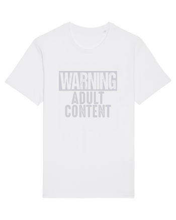 Warning Adult Content White