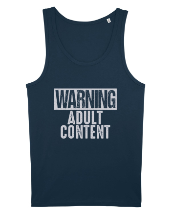 Warning Adult Content Navy