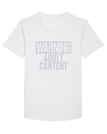 Warning Adult Content White