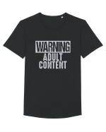 Warning Adult Content Tricou mânecă scurtă guler larg Bărbat Skater
