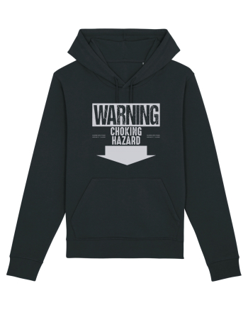 Warning Choking Hazard Black