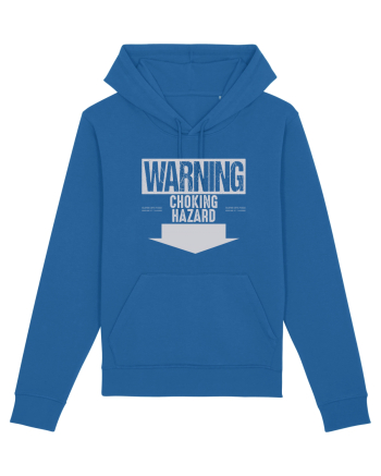 Warning Choking Hazard Royal Blue