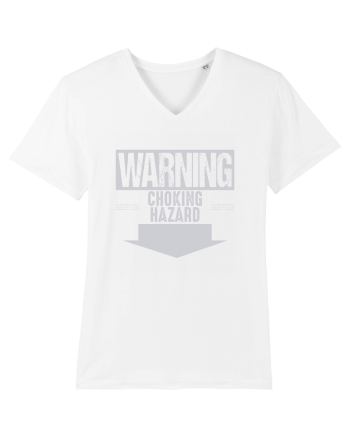 Warning Choking Hazard White
