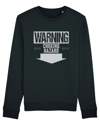 Warning Choking Hazard Black