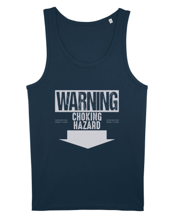 Warning Choking Hazard Navy