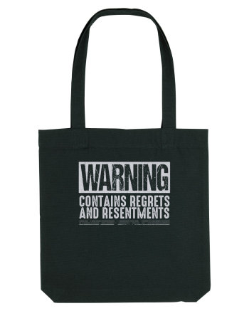 Warning Contains Regrets And Resentments Black