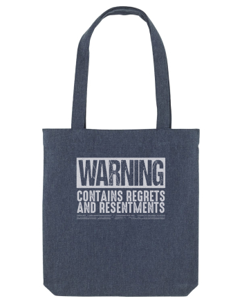 Warning Contains Regrets And Resentments Midnight Blue