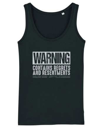 Warning Contains Regrets And Resentments Black