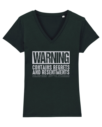 Warning Contains Regrets And Resentments Black
