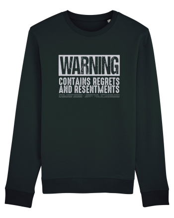 Warning Contains Regrets And Resentments Black