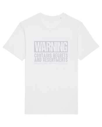 Warning Contains Regrets And Resentments White