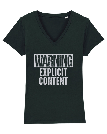 Warning Explicit Content Black