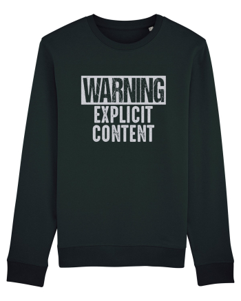 Warning Explicit Content Black