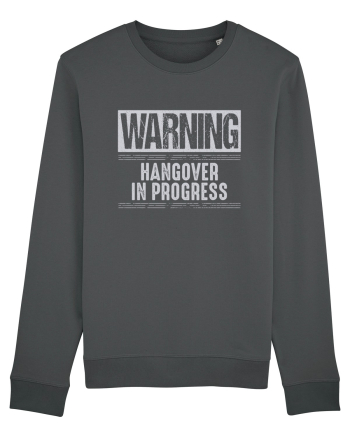 Warning Hangover In Progress Anthracite
