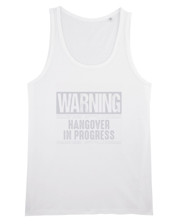 Warning Hangover In Progress White