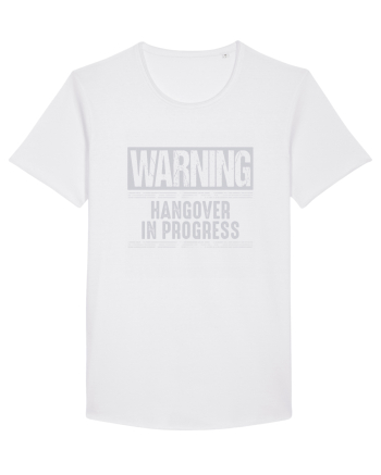 Warning Hangover In Progress White