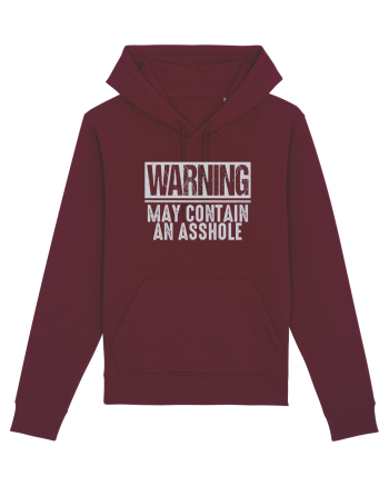 Warning May Contain An Asshole Burgundy