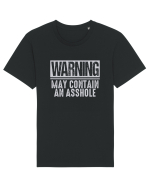 Warning May Contain An Asshole Tricou mânecă scurtă Unisex Rocker