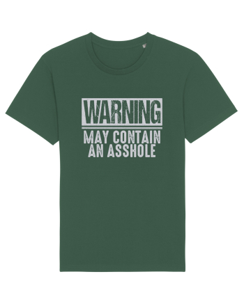 Warning May Contain An Asshole Bottle Green