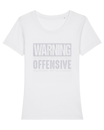 Warning Offensive White