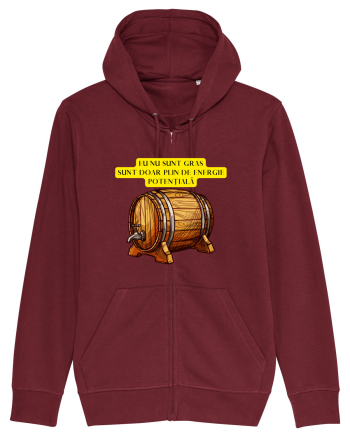 EU NU SUNT GRAS Burgundy