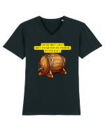 EU NU SUNT GRAS Tricou mânecă scurtă guler V Bărbat Presenter