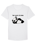 ÎMI PLACE SĂ DORM Tricou mânecă scurtă guler larg Bărbat Skater