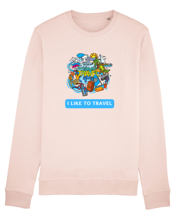 I LIKE TO TRAVEL Candy Pink