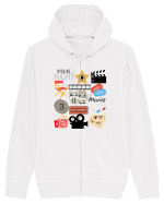 MOVIE NIGHT Hanorac cu fermoar Unisex Connector