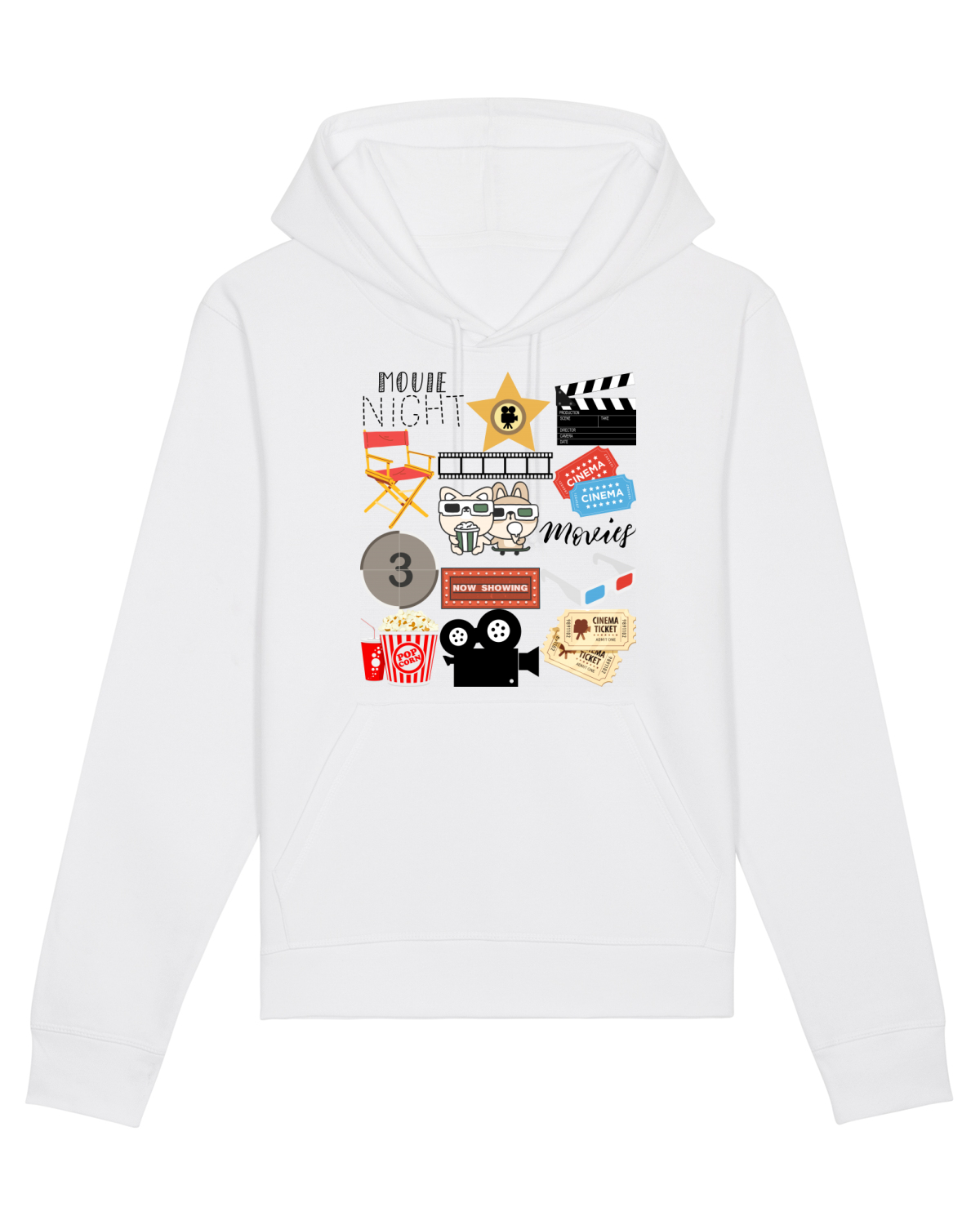 Hanorac Unisex Drummer White
