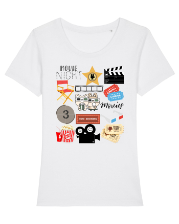 MOVIE NIGHT White