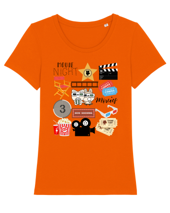 MOVIE NIGHT Bright Orange