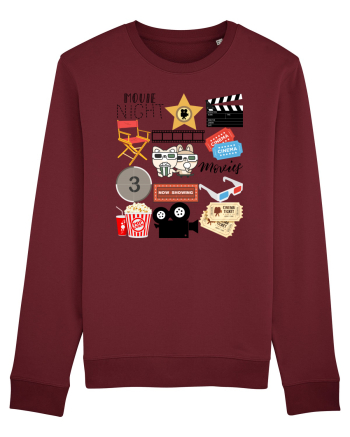 MOVIE NIGHT Burgundy