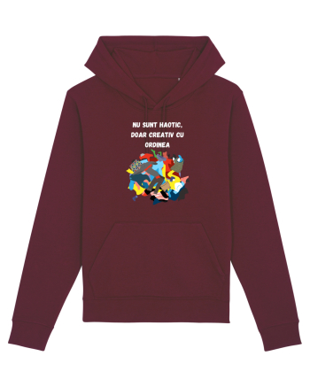 NU SUNT HAOTIC, DOAR CREATIV CU ORDINEA Burgundy