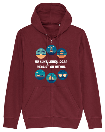 REALIST CU RITMUL Burgundy
