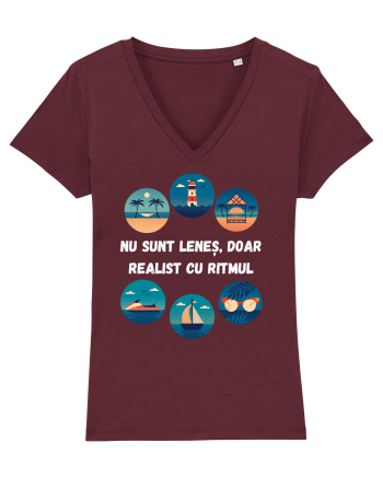REALIST CU RITMUL Burgundy