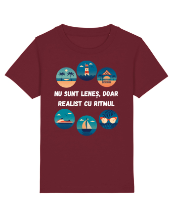 REALIST CU RITMUL Burgundy