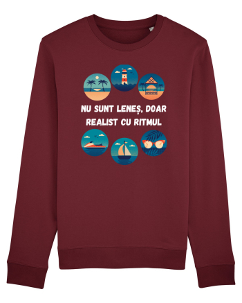 REALIST CU RITMUL Burgundy