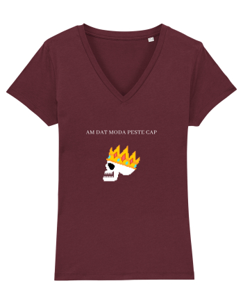 AM DAT MODA PESTE CAP Burgundy