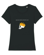 AM DAT MODA PESTE CAP Tricou mânecă scurtă guler larg fitted Damă Expresser