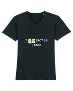 EGG-zact la tzanc! Tricou mânecă scurtă guler V Bărbat Presenter