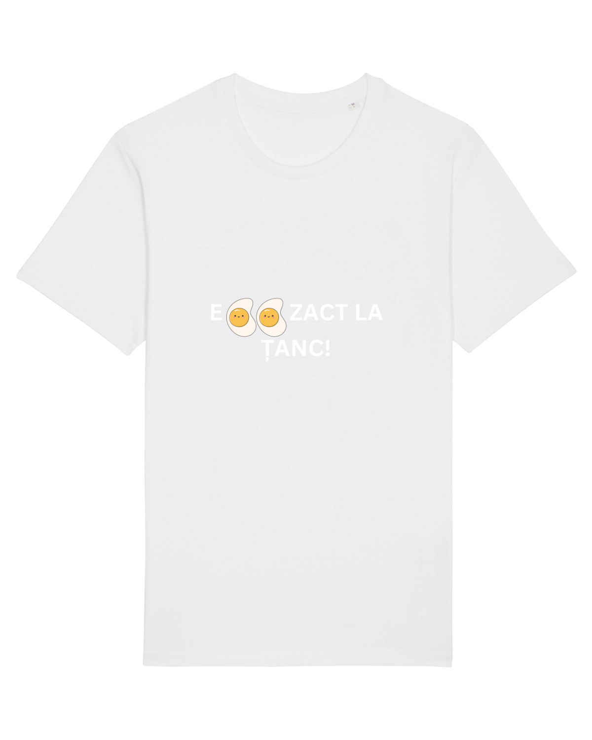 Tricou mânecă scurtă Unisex Rocker White