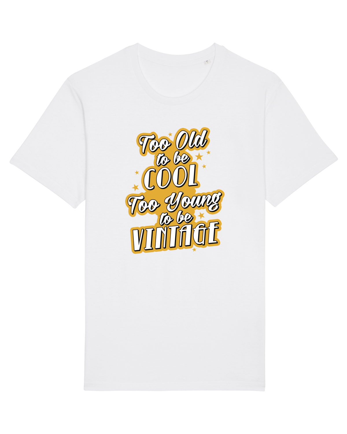 Tricou mânecă scurtă Unisex Rocker White